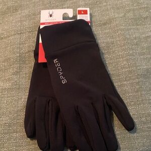 Spyder Dark Gray Gloves